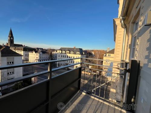 Balkon und Ausblick
