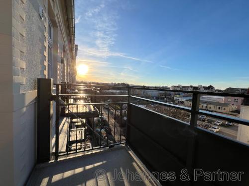 Balkon und Ausblick