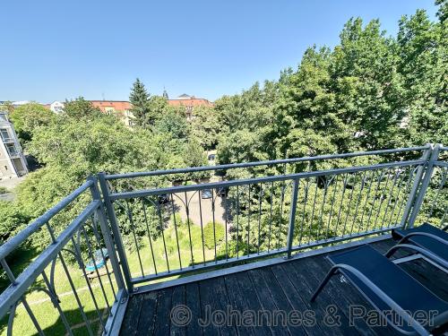 Balkon nach Westen mit sehr schönem Blick