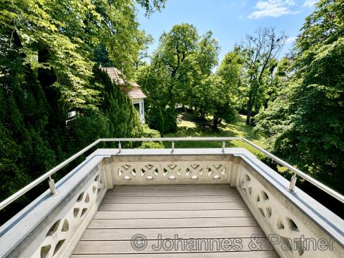 Balkon im Obergeschoss