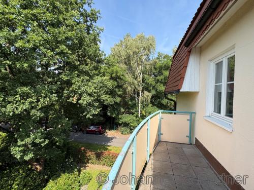 Balkon und Ausblick