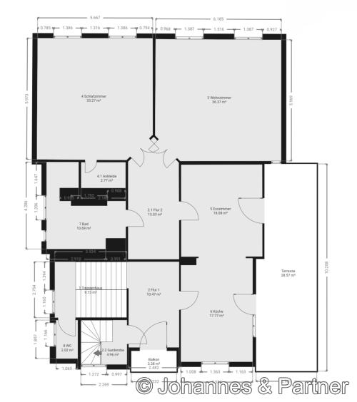 Grundriss Obergeschoss