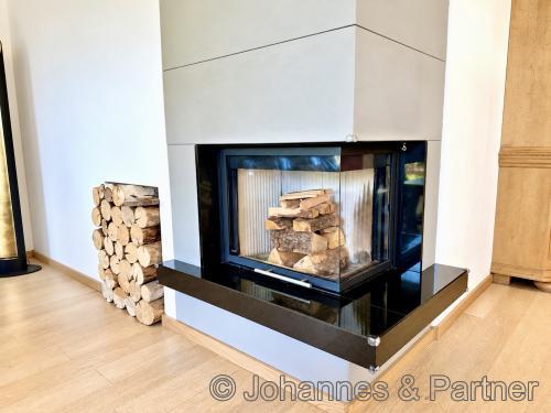 Kamin im Wohnzimmer